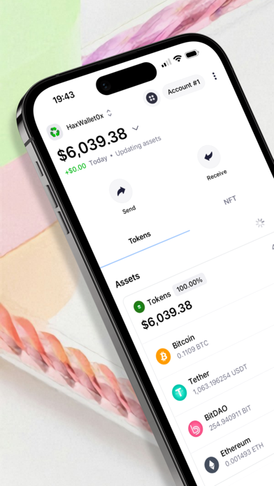 Hax Wallet: Bitcoin & Crypto X Screenshot 1 - AppWisp.com Hax Wallet: Bitcoin & Crypto X Screenshot 1 - AppWisp.com