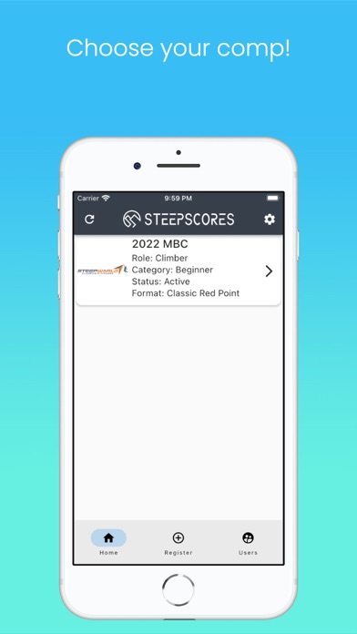 SteepScores Screenshot