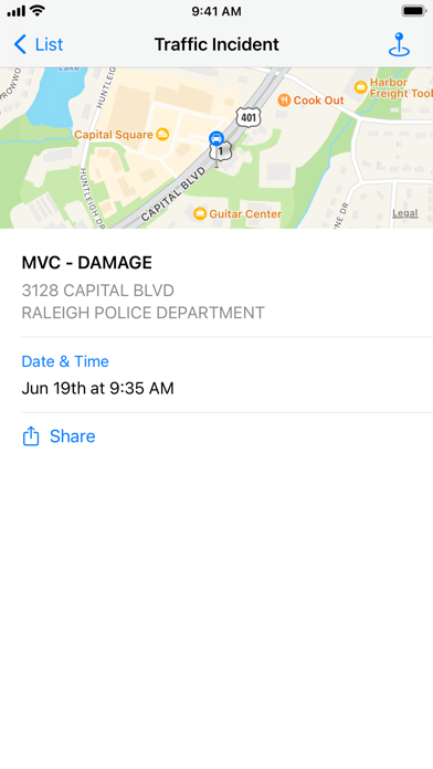 Screenshot #3 pour Raleigh Incidents