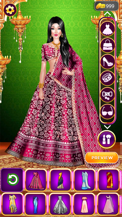 Indian Fashion: Dressup Gameのおすすめ画像2