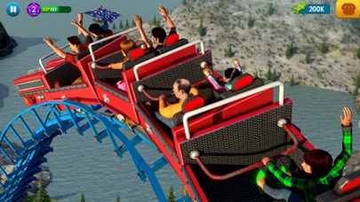 Roller Coaster Theme Park Game Screenshot