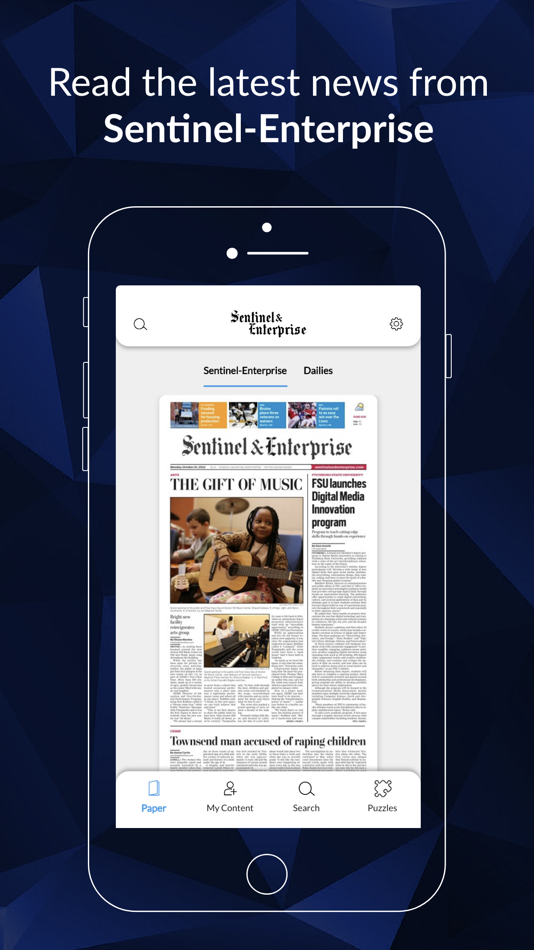 #1. Sentinel & Enterprise eEdition (iOS) 由: MediaNews Group