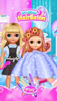 little girls doll hair salon iphone screenshot 1