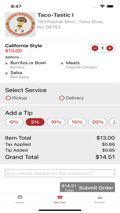 Taco Tastic LLC Screenshot