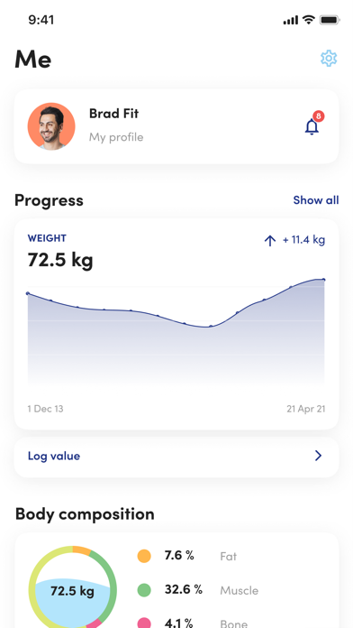 Formupgrade fitness app Screenshot