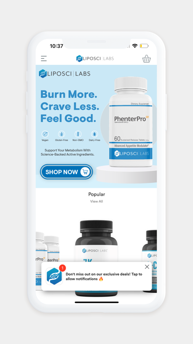 LipoSci Labs Screenshot
