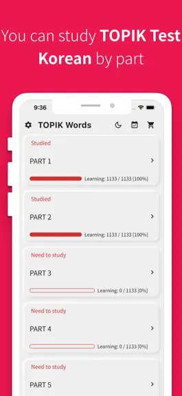 Game screenshot Korean vocabulary, TOPIK words mod apk