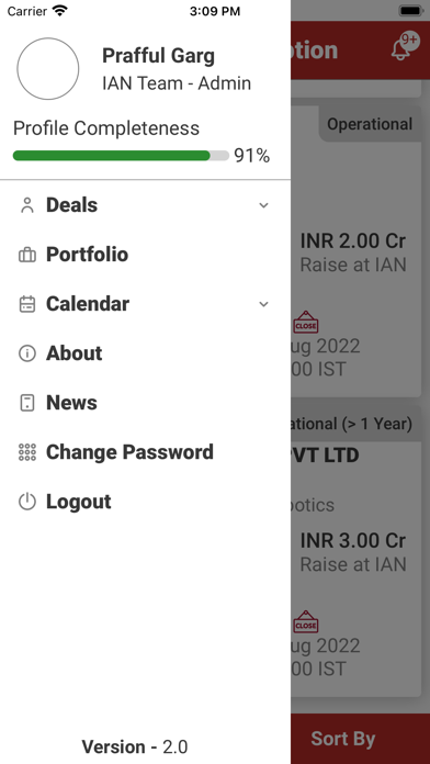 Indian Angel Network Screenshot