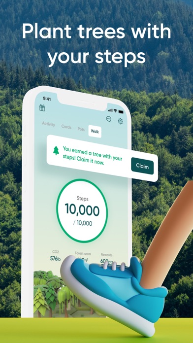 Treecard: Walking Step Tracker screenshot 2
