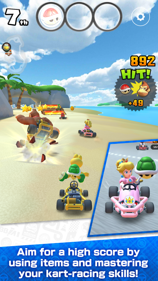 #6. Mario Kart Tour (iOS) Ved: Nintendo Co., Ltd.