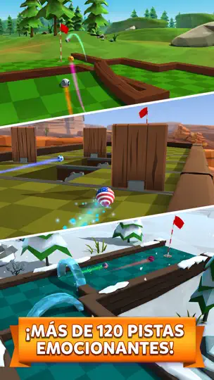Captura de pantalla de Golf Battle en iPhone 5