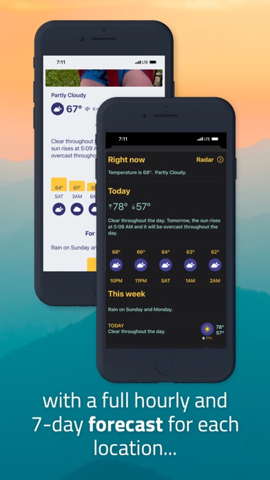 WeatherHop Screenshot