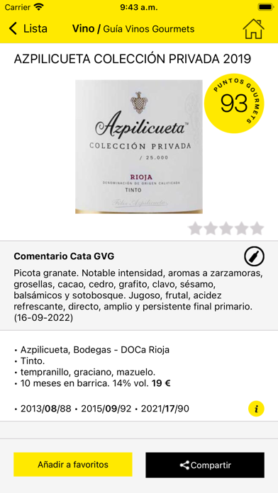 Guía Vinos Gourmets 2023 Screenshot