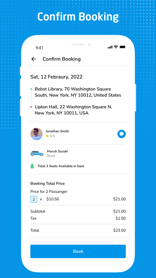 #3. Fox CarPool (iOS) 由: White Label Fox Private Limited