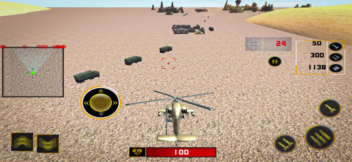 Gunship Helicopter Shooting 3D