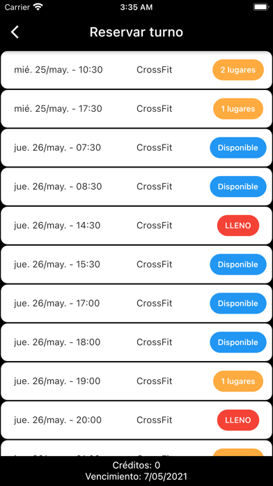 RockFit Training Screenshot
