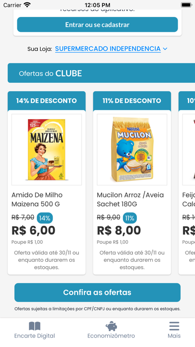 Supermercado Independencia Screenshot