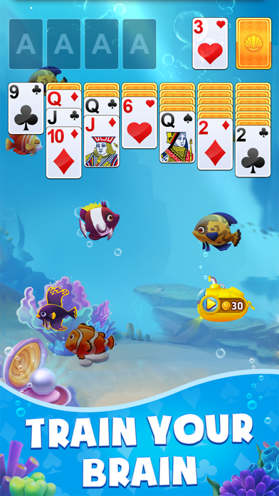 Solitaire: Fish Aquarium Screenshot