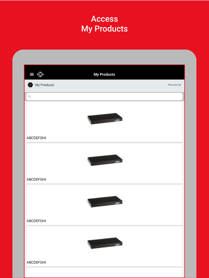 My Black Box Products