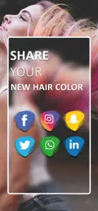 Hair Color Changer Beauty App screenshot #4 for iPhone