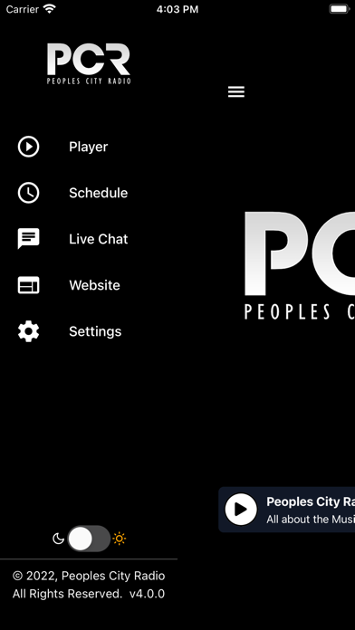 Peoples City Radio Screenshot