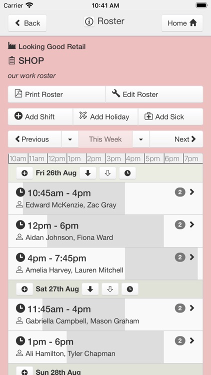 WorkRoster: Staff Work Roster screenshot-5