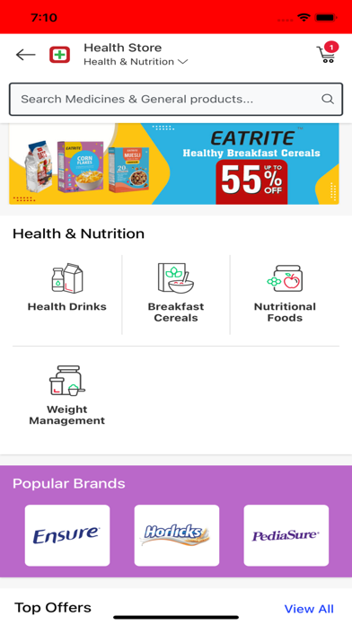 MedPlus Mart - Online Pharmacy Screenshot