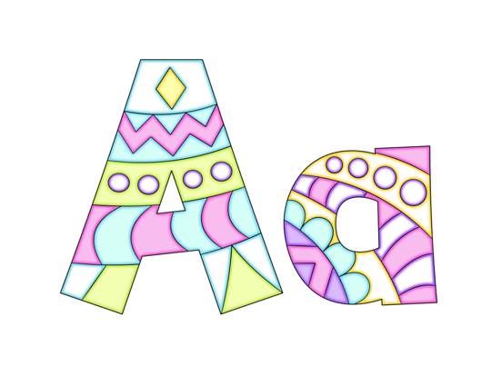 Alphabet Coloring