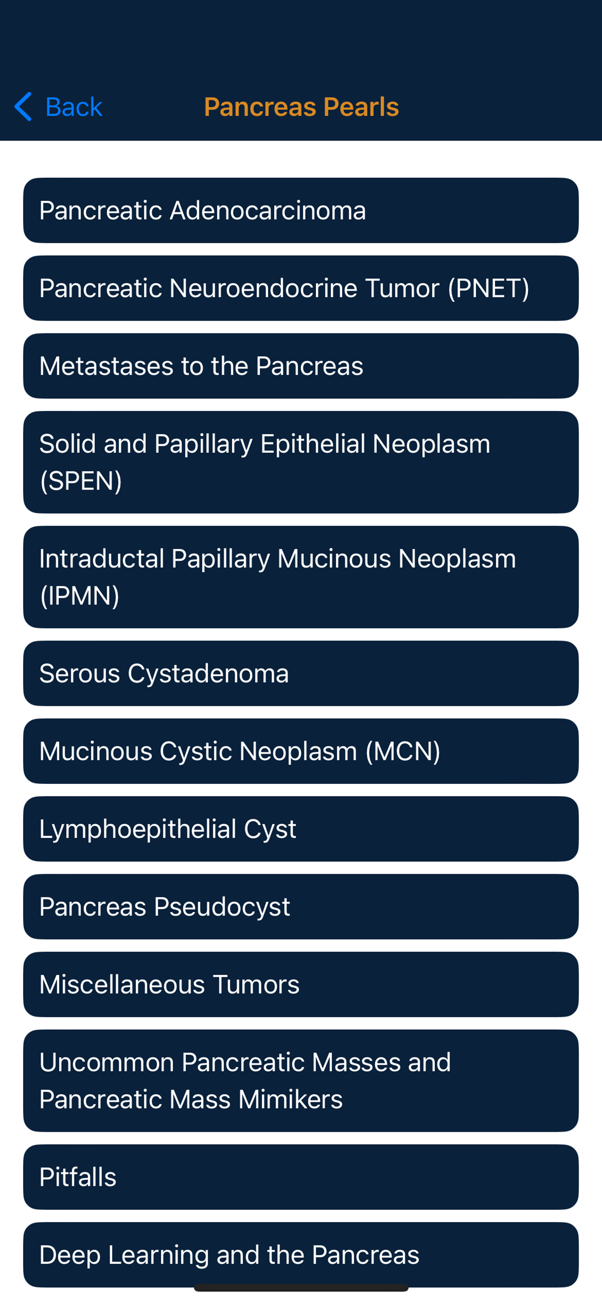 CTisus Pancreatic Tumor Pearls