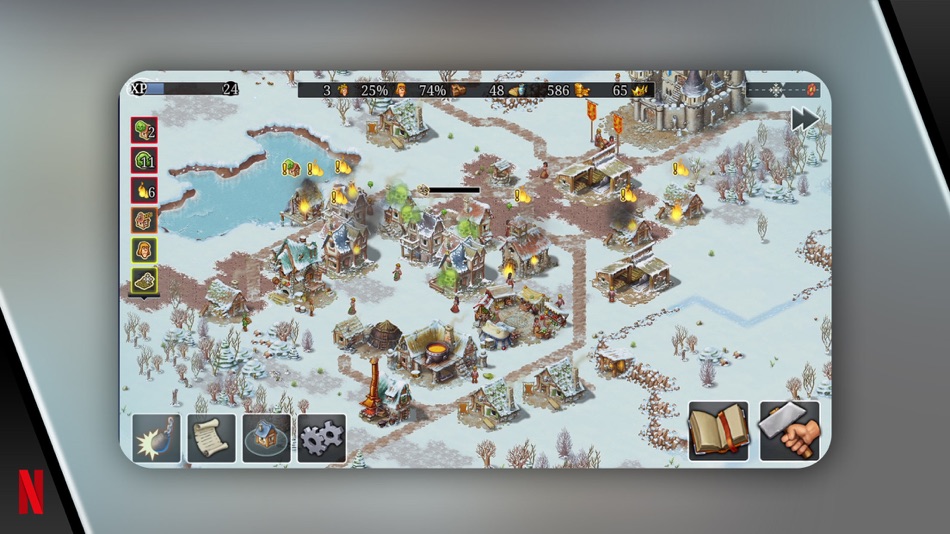 #5. Townsmen – A Kingdom Rebuilt (iOS) 由: Netflix, Inc.