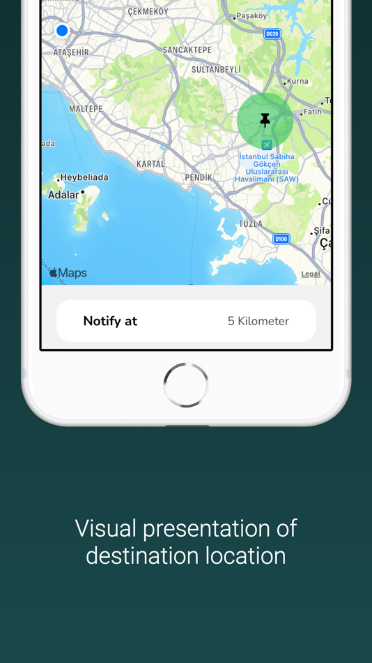 #4. MapZone-Location Based Alarm (iOS) Podle: Ahmet Giray Ucar
