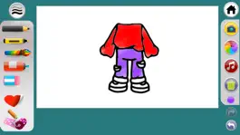Game screenshot Glitter Toca Outfits Coloring hack