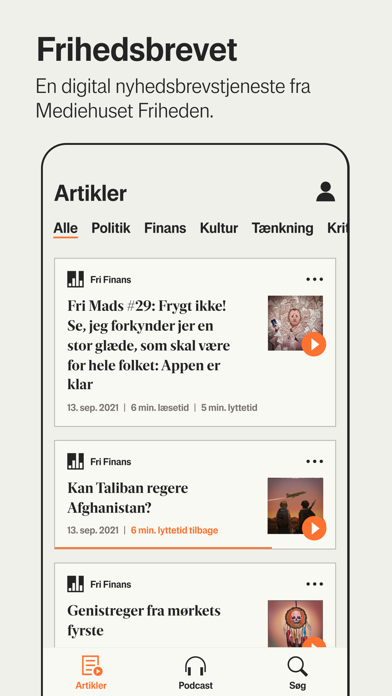 Frihedsbrevet Screenshot