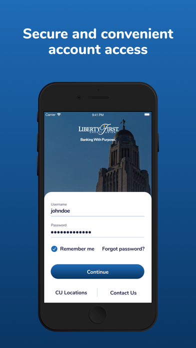 Liberty First Mobile Banking Screenshot