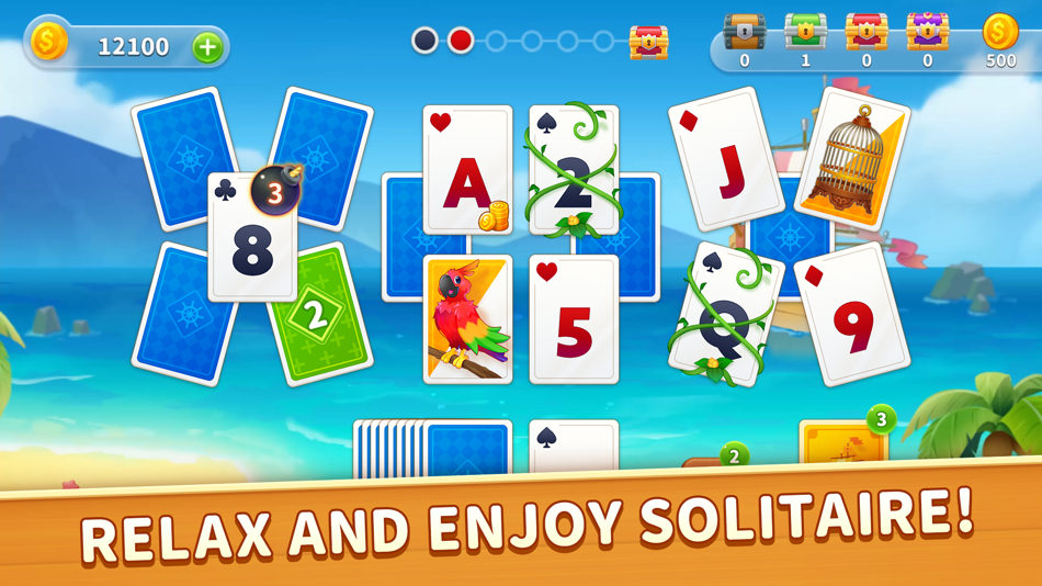 #2. Solitaire Island! (iOS) 由: Cross Field Inc.