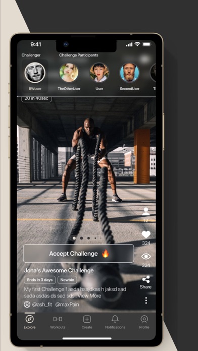 LFG Fitness Screenshot