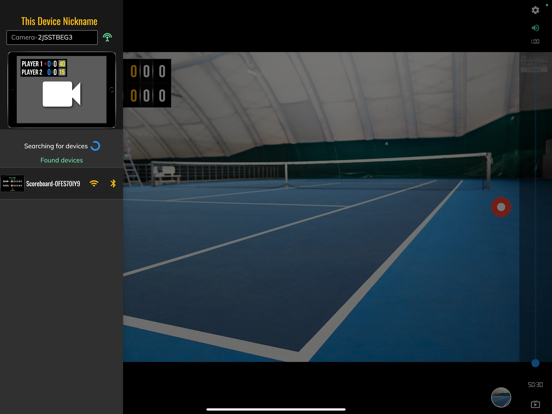 BT Tennis Camera iPad screenshot 7 - Sports app