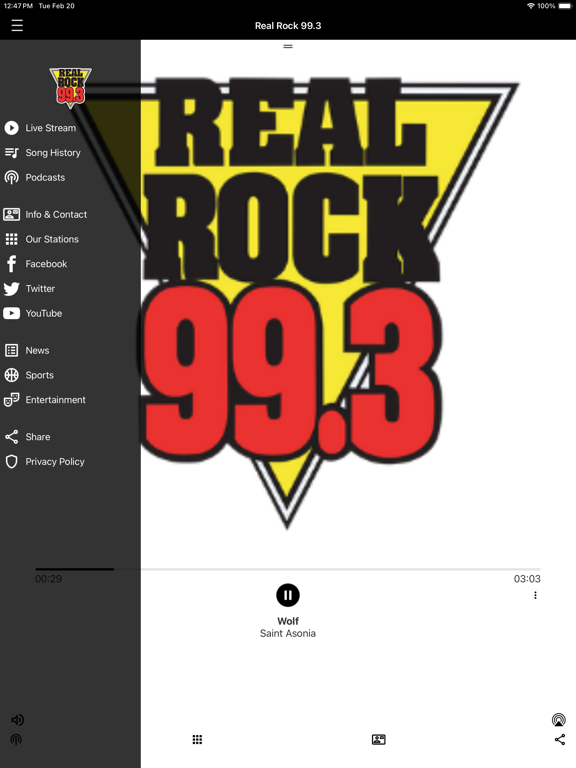 Screenshot #5 pour Real Rock 99.3