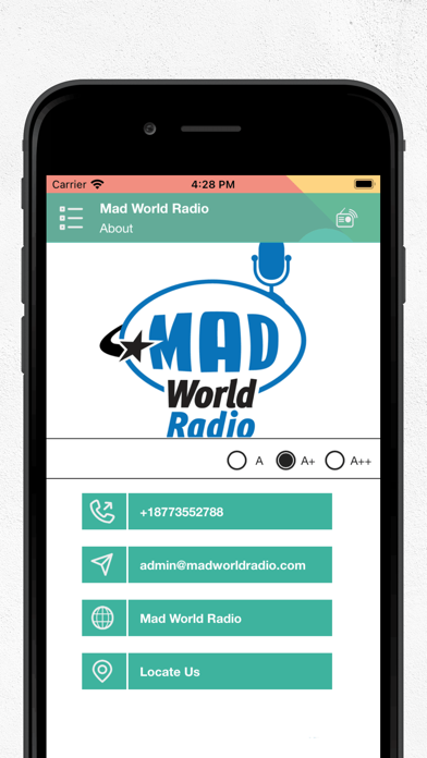 Mad World Radio Screenshot