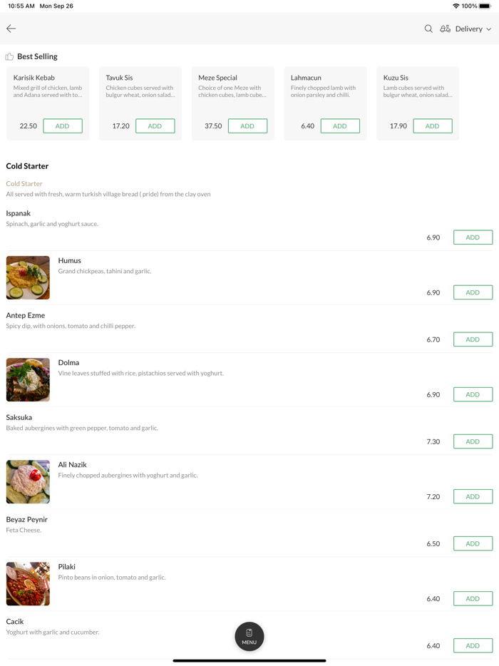 Meze Restaurant Eastbourne