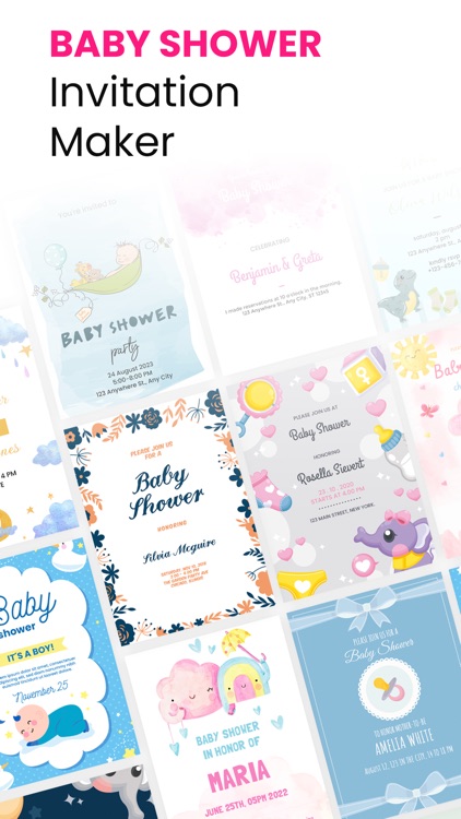 Baby Shower Video Invitations