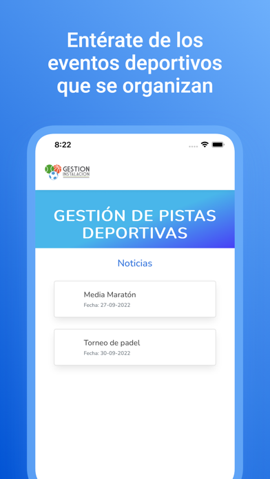 Gestión Instalación Screenshot