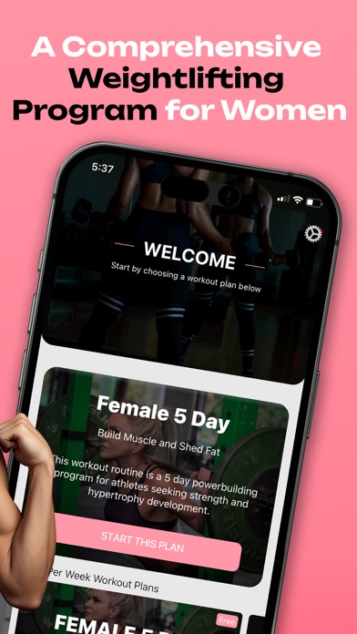 Screenshot #2 pour Weight Lifting for Women Plan