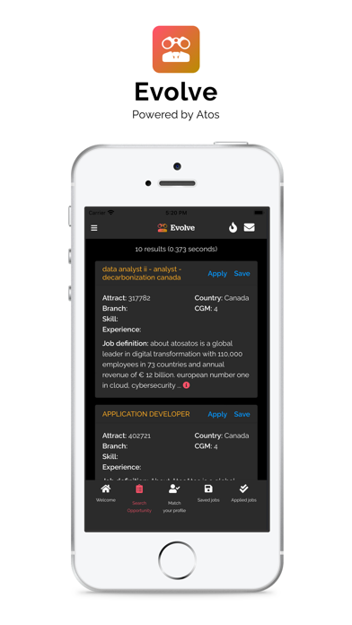 Atos Evolve Screenshot