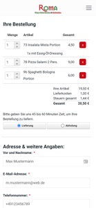 Pizza Roma Mühldorf screenshot #5 for iPhone