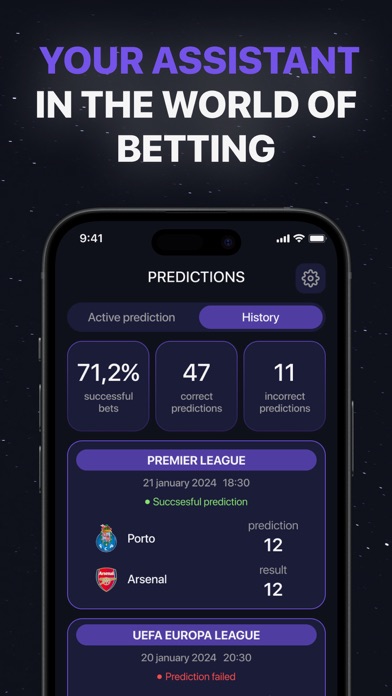 AI Betting - Football Games Screenshot
