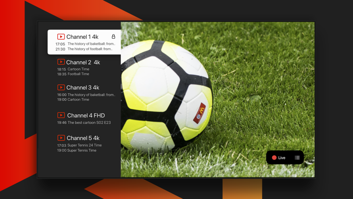 Screenshot #2 pour Streeme TV: IPTV Streaming