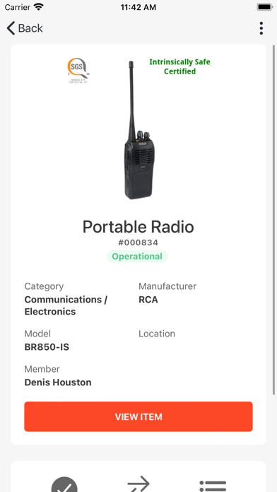 D4H Equipment Management Screenshot
