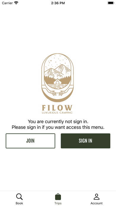 Filow Luxurious Camping Screenshot