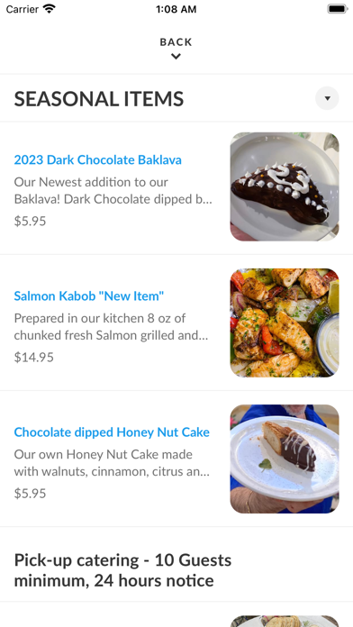 King Gyros Greek iPhone screenshot 3 - Food & Drink app